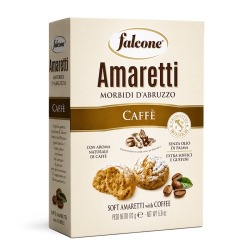 Falcone Amaretti Caffe - ciasteczka kawowe (170 g)