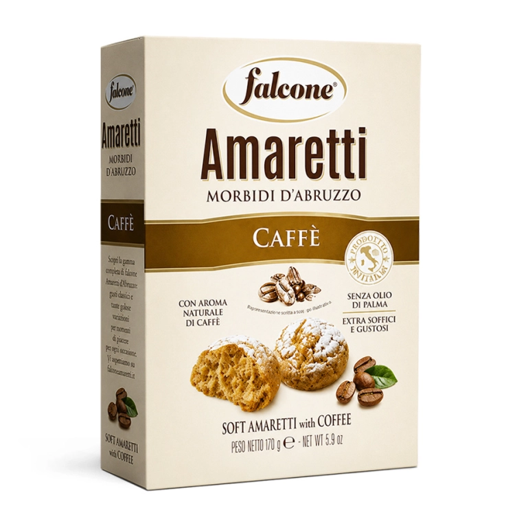 Falcone Amaretti Caffe - ciasteczka kawowe (170 g)