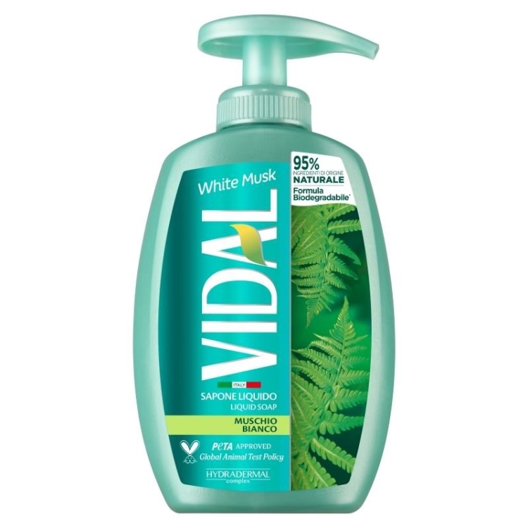 Vidal Białe piżmo - nawilżające mydło w płynie (300 ml)