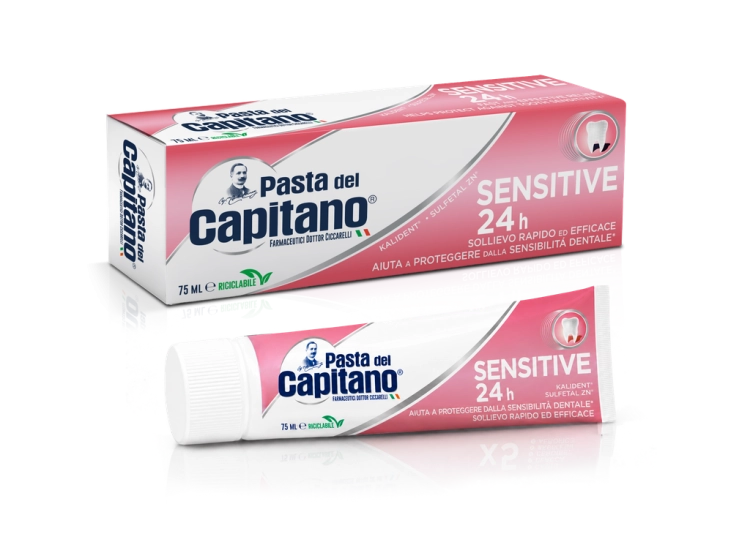 Pasta del Capitano SENSITIVE 24H - pasta do zębów (75 ml)