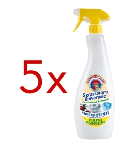Chante Clair Sgrassatore Universale Cytryna - włoski odtłuszczacz (5 x 600 ml)