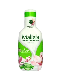 Malizia BIO Aloes i Magnolia - Płyn do kąpieli (1000 ml)
