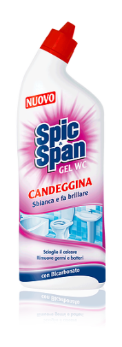 Spic and Span Candeggina - Wybielający żel do WC i armatury łazienkowej (750 ml