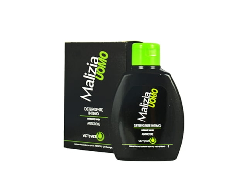 Malizia Uomo Vetyver - płyn do higieny intymnej dla mężczyzn (200 ml)