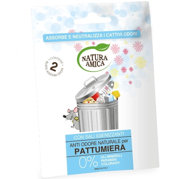 Natura Amica- Saszetka, pochłaniacz zapachu do kosza na śmieci (2 szt)