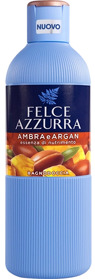 Felce Azzurra Ambra i argan - Zmysłowy płyn do kąpieli (650 ml) 
